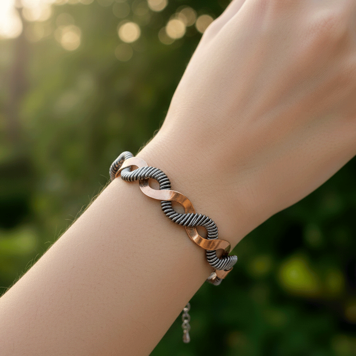Radiant Rose Gold Statement Kada