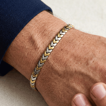 Rugged Link Silver Bracelet