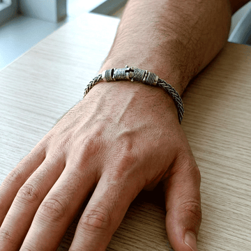 Rugged Link Silver Bracelet