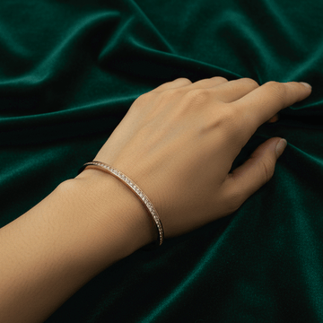 Radiant Rose Gold Statement Kada