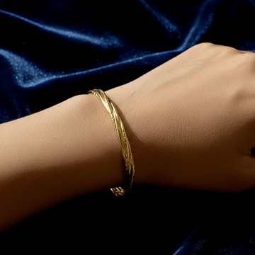 Radiant Rose Gold Statement Kada