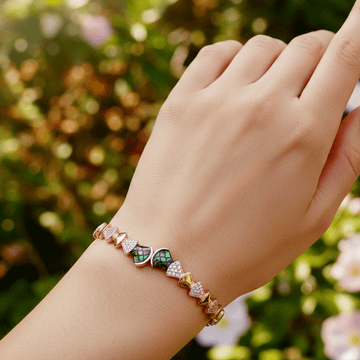 Radiant Rose Gold Statement Kada