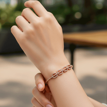 Radiant Rose Gold Statement Kada