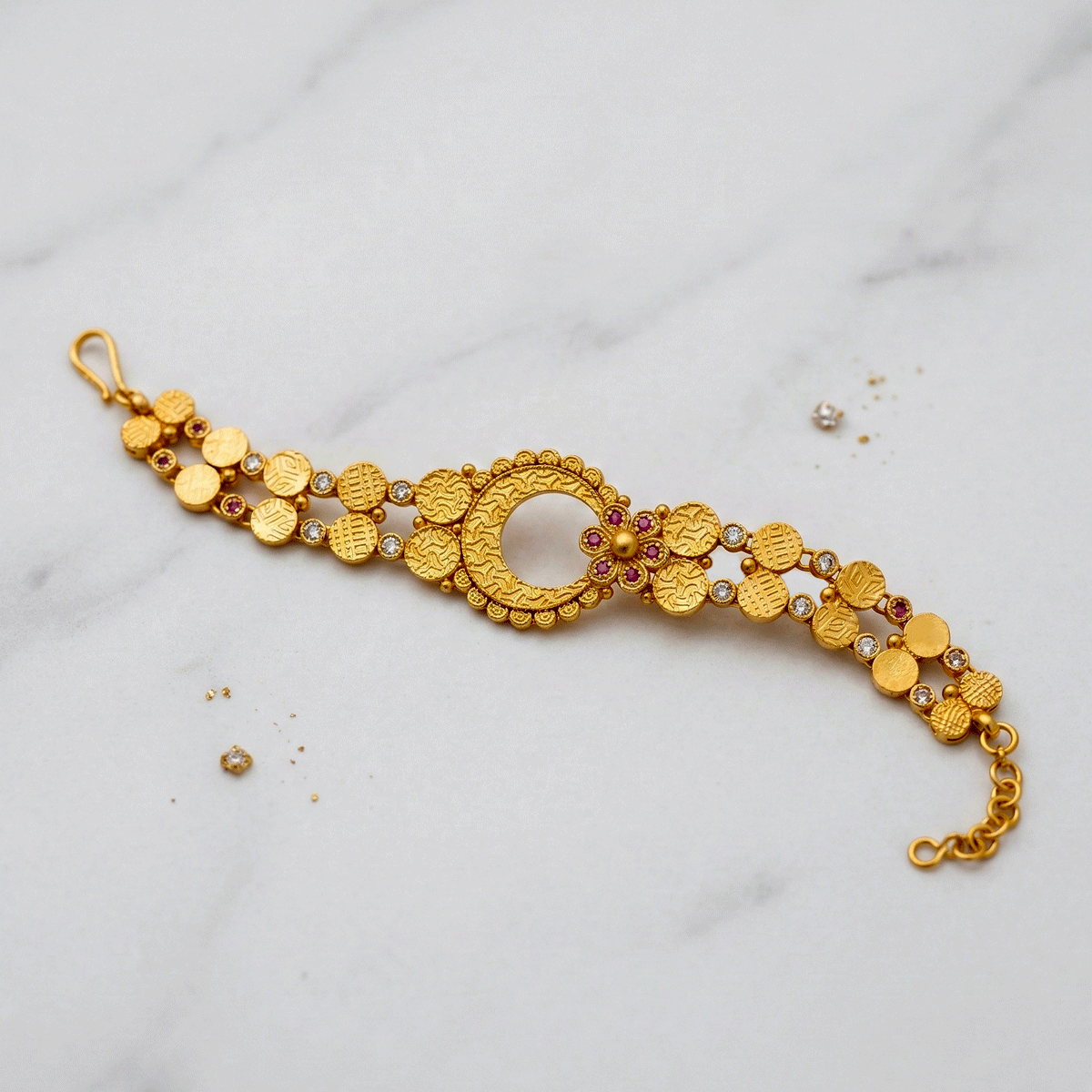 Golden Glow – 92.5 Silver Gold Plated Bracelets