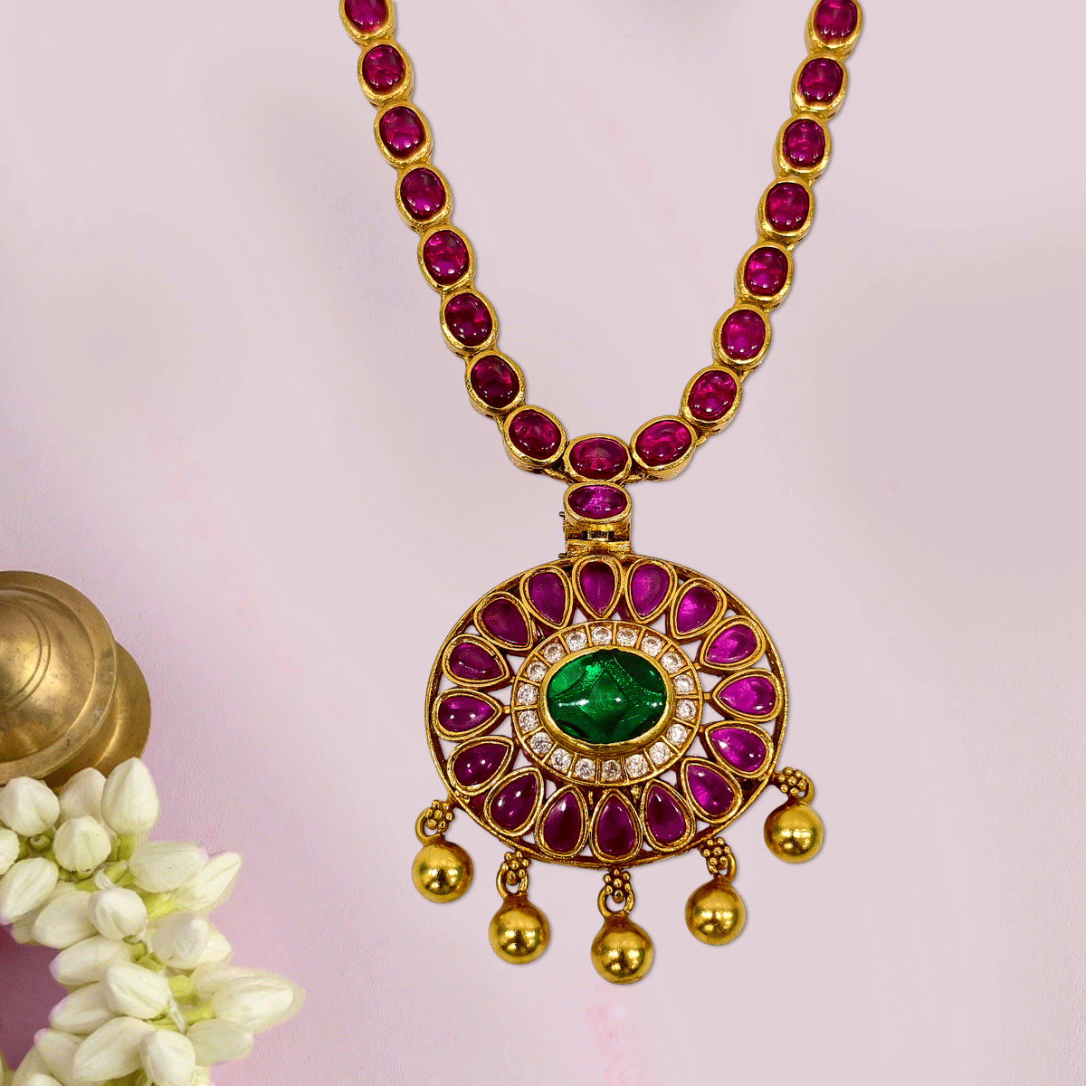 Aurora Color Stone Necklace