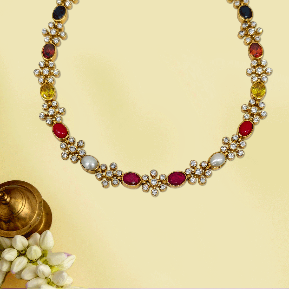 Aurora Color Stone Necklace