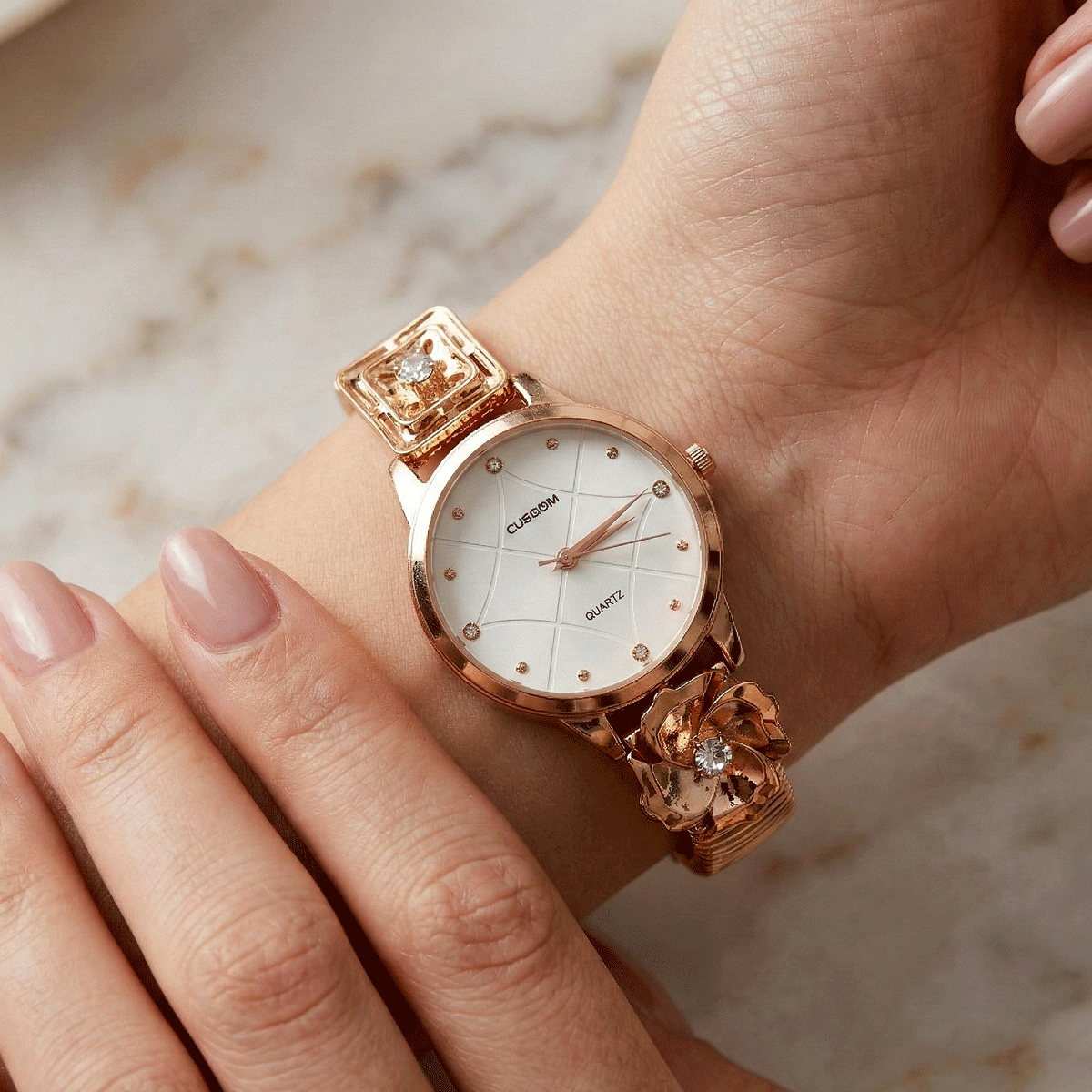 Classic Silver Wrist Watch