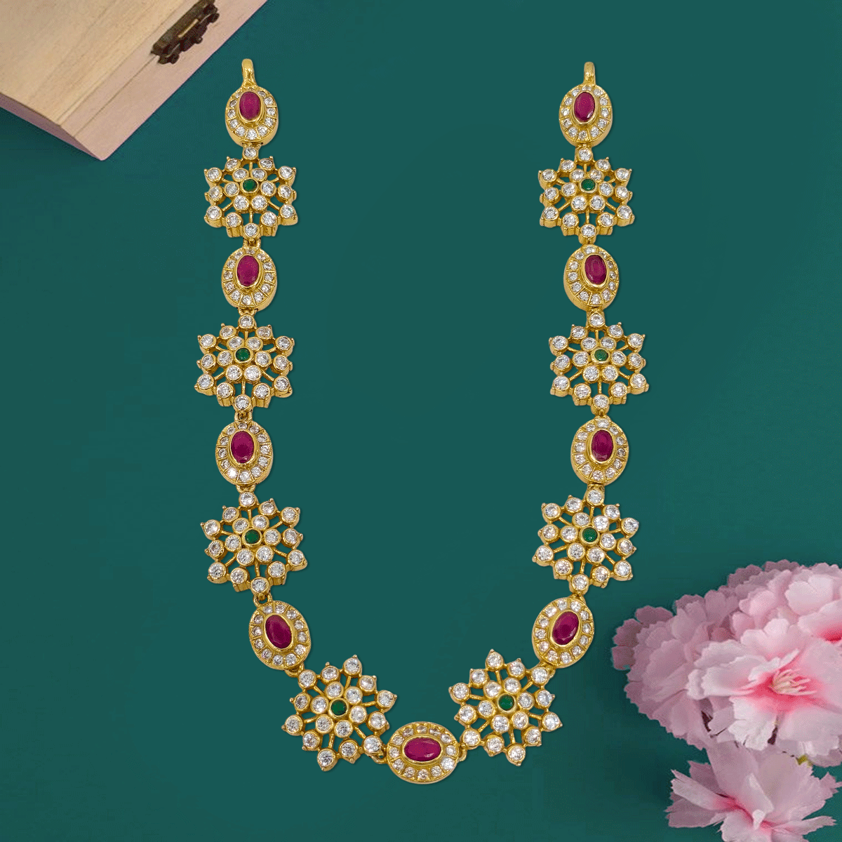 Aurora Color Stone Necklace