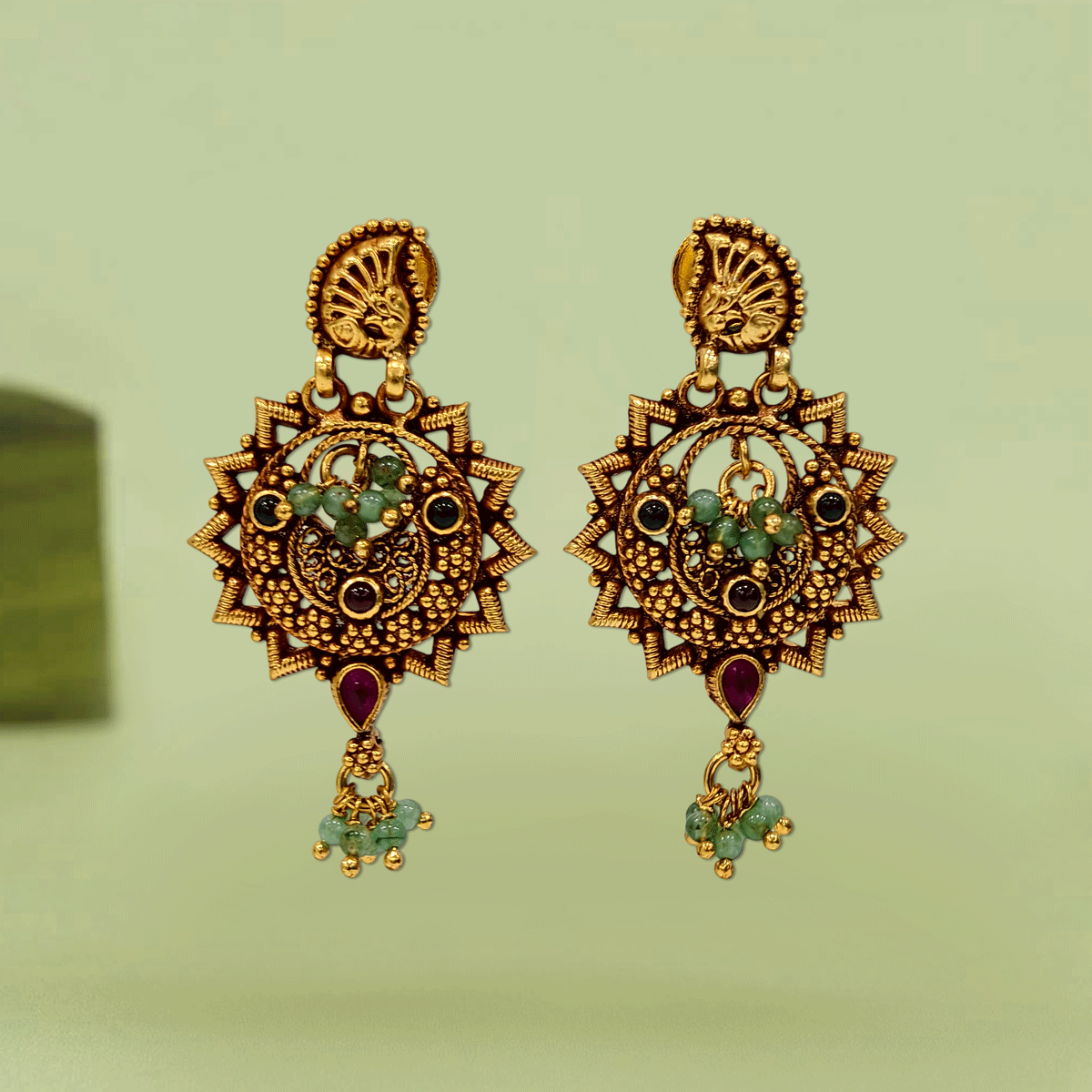 Graceful Chandbali Studs