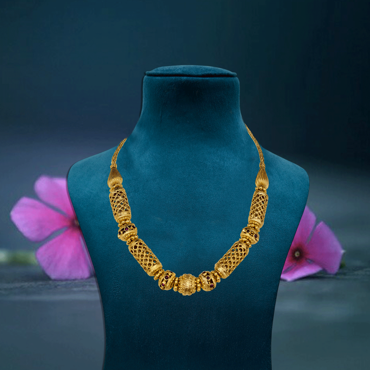 Artisan Nakshi Ball Beads Necklace