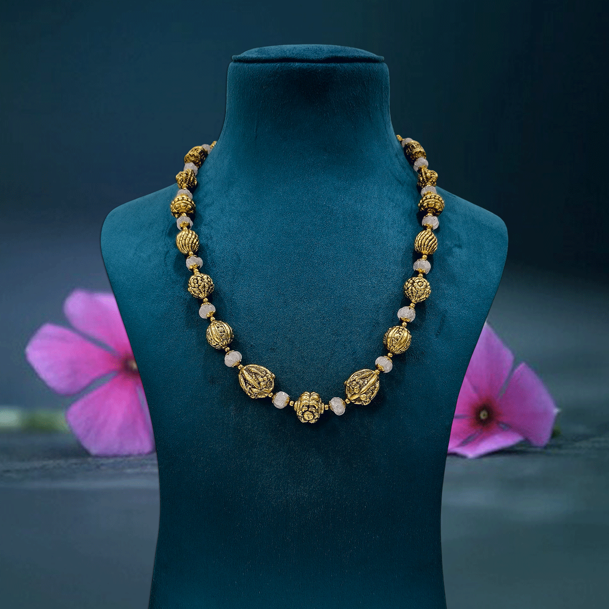 Artisan Nakshi Ball Beads Necklace