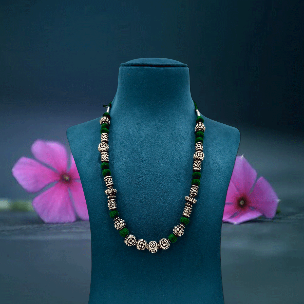 Artisan Nakshi Ball Beads Necklace