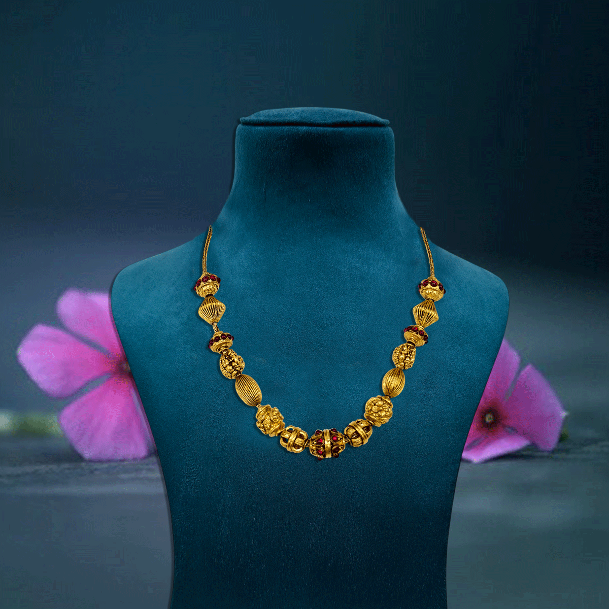 Artisan Nakshi Ball Beads Necklace