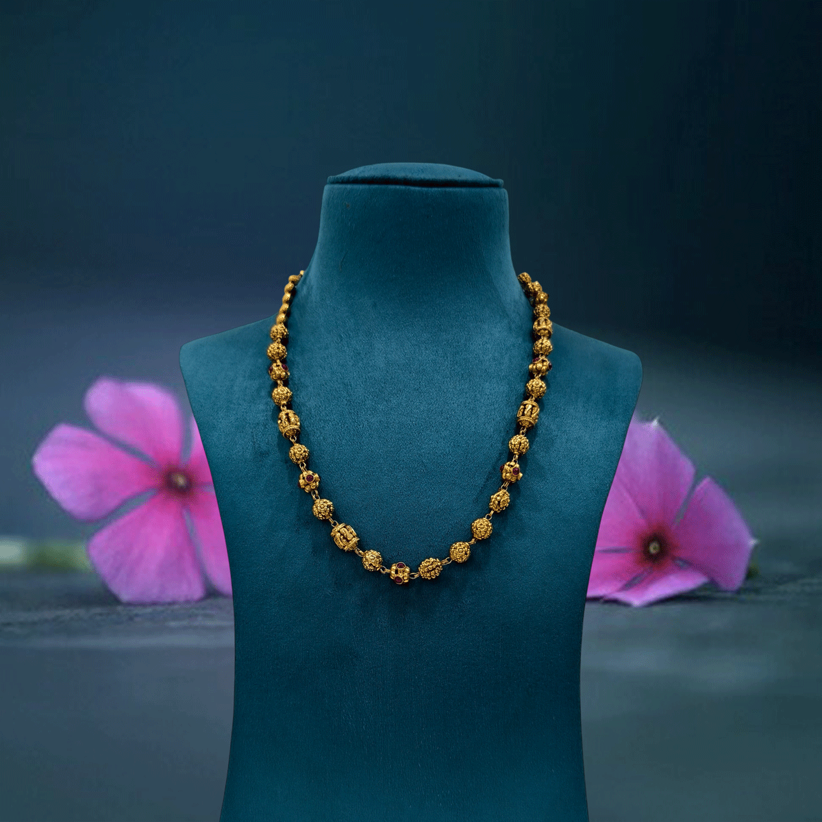 Artisan Nakshi Ball Beads Necklace