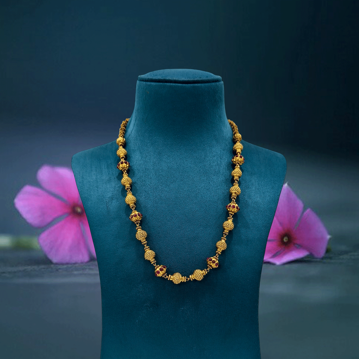 Artisan Nakshi Ball Beads Necklace