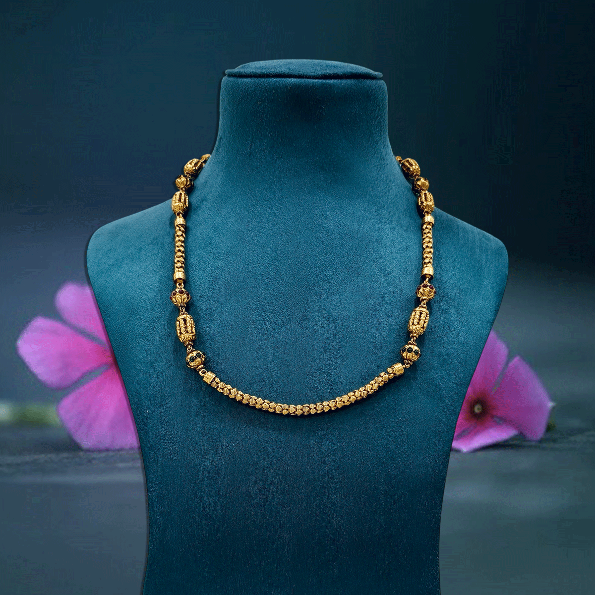 Artisan Nakshi Ball Beads Necklace