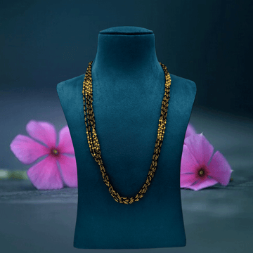 Golden Layers Multi Colour Beaded Chain