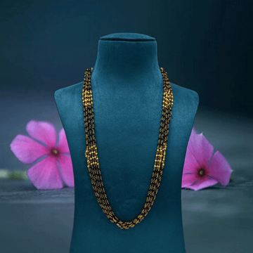 Golden Layers Multi Colour Beaded Chain