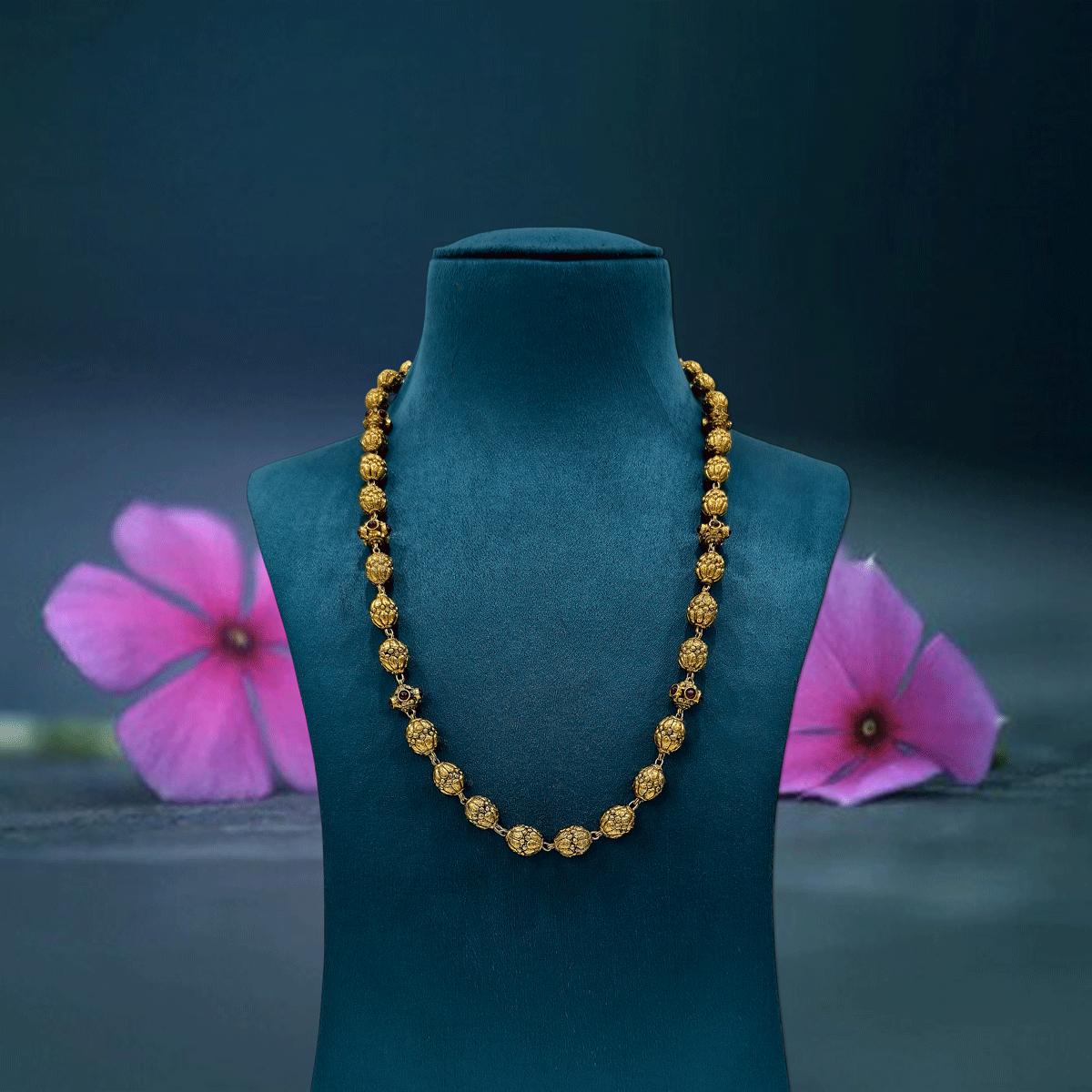 Artisan Nakshi Ball Beads Necklace