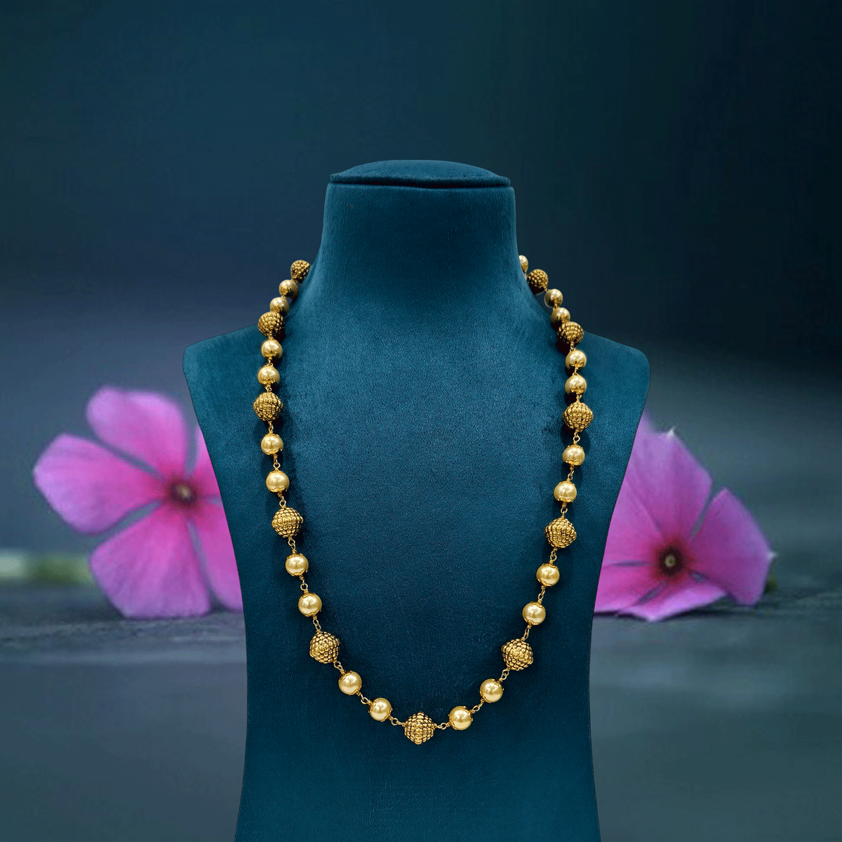 Artisan Nakshi Ball Beads Necklace