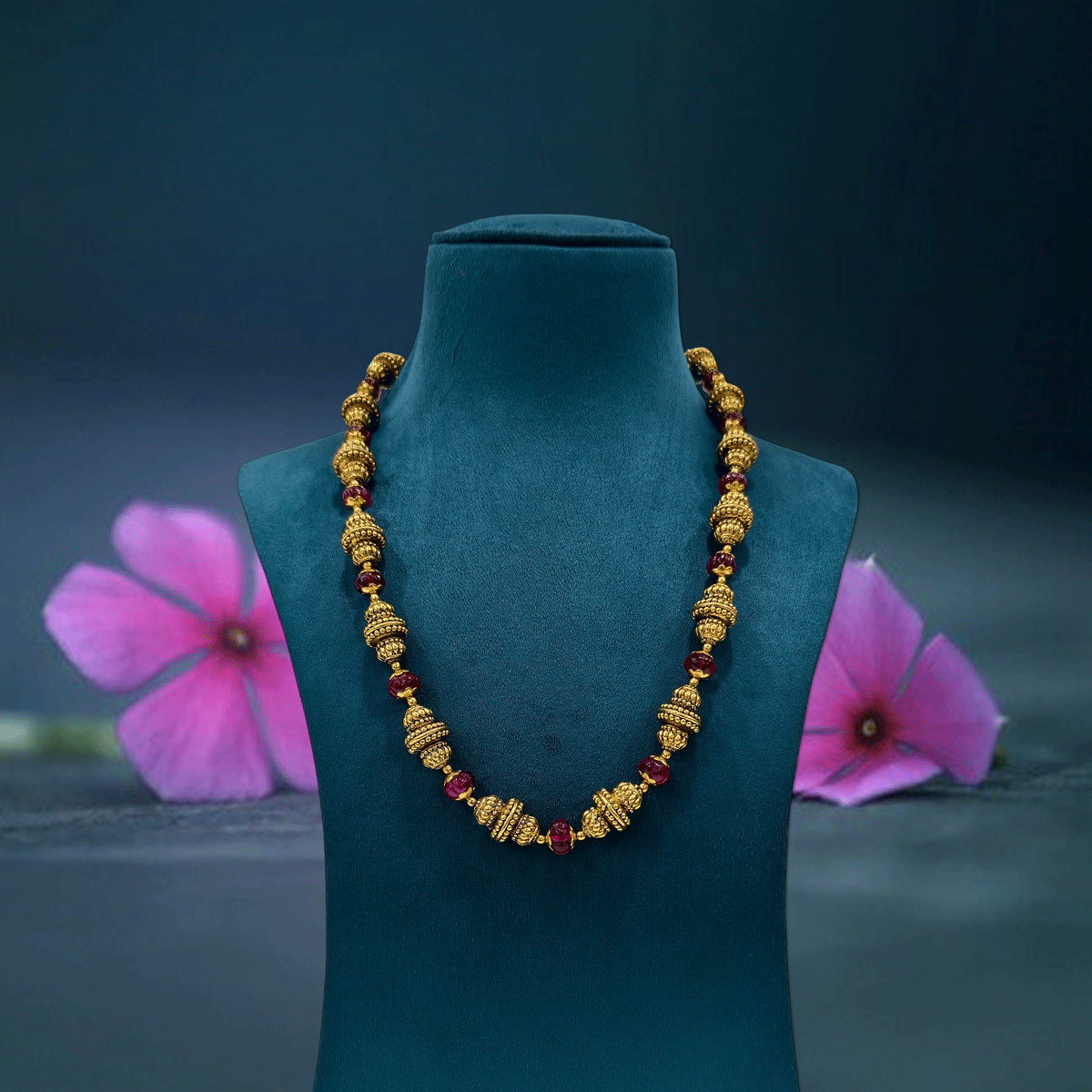 Artisan Nakshi Ball Beads Necklace