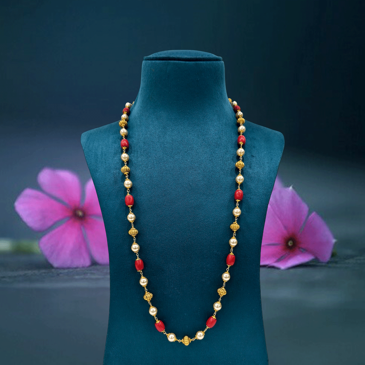 Artisan Nakshi Ball Beads Necklace