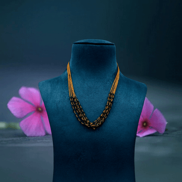 Golden Layers Multi Colour Beaded Chain