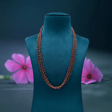 Golden Layers Multi Colour Beaded Chain