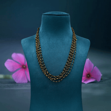 Golden Layers Multi Colour Beaded Chain