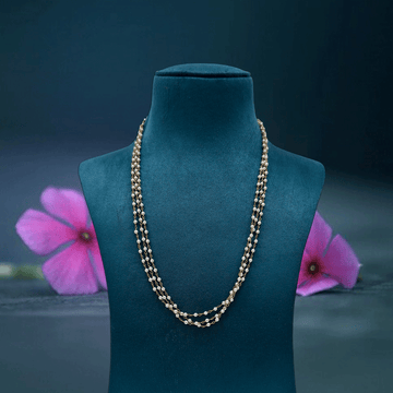 Golden Layers Multi Colour Beaded Chain