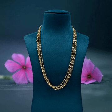 Golden Layers Multi Colour Beaded Chain