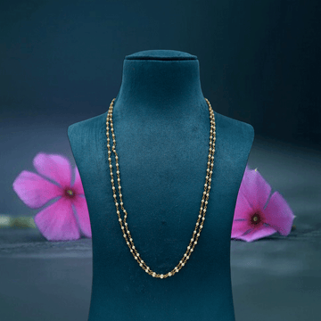 Golden Layers Multi Colour Beaded Chain