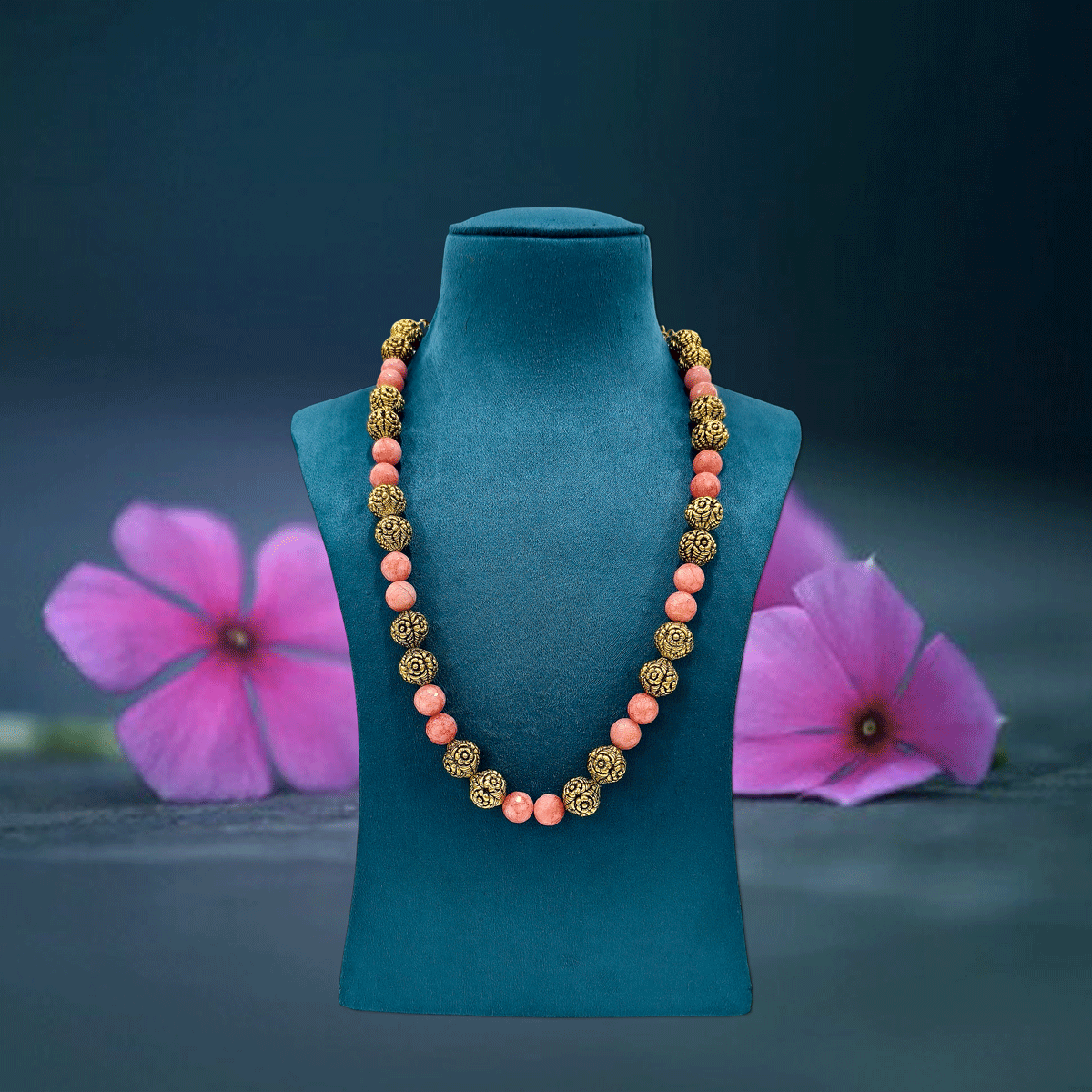 Artisan Nakshi Ball Beads Necklace