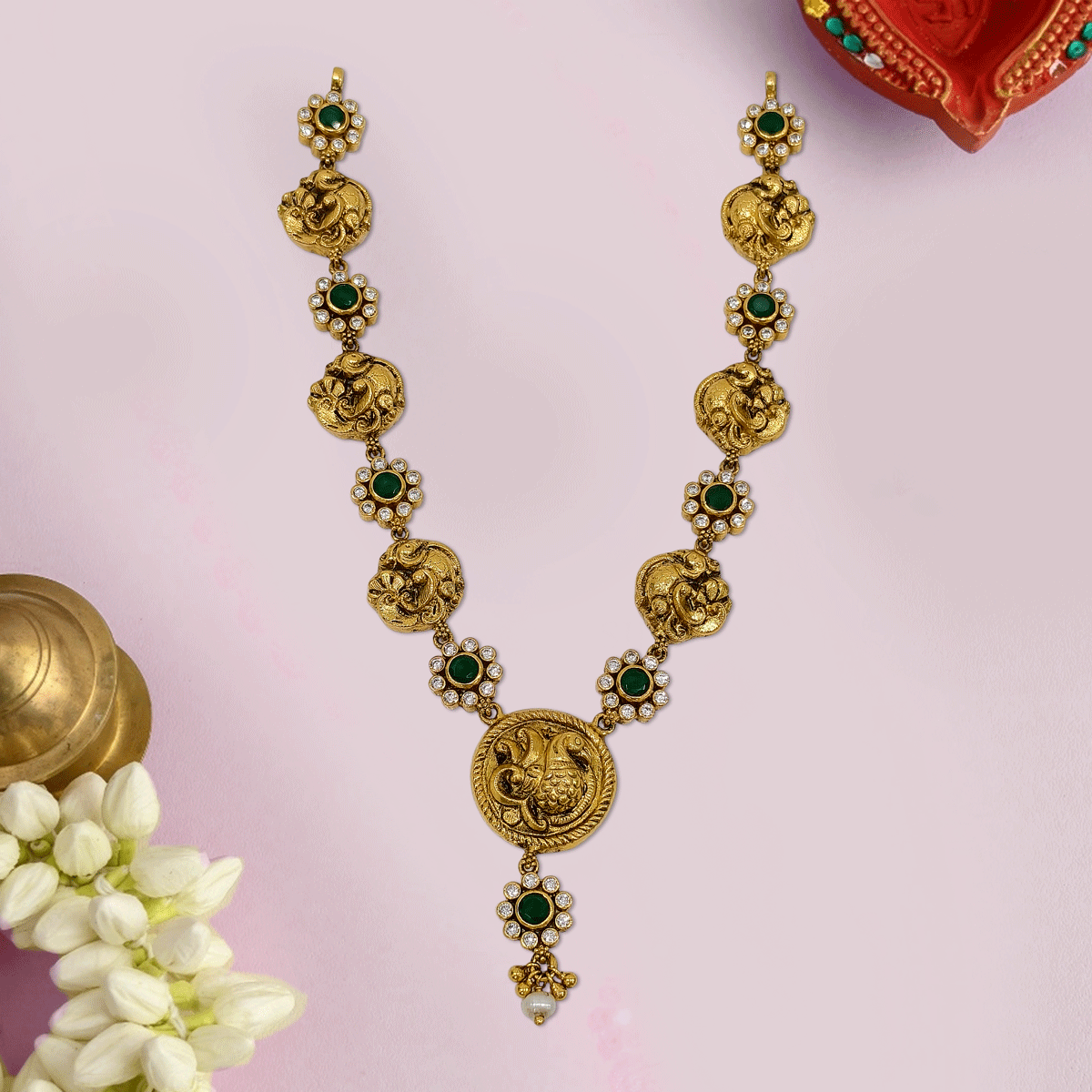 Aurora Color Stone Necklace