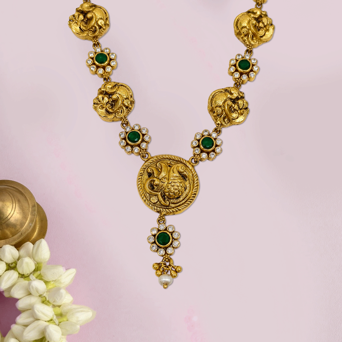 Aurora Color Stone Necklace