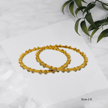 Radiant Royale White Stone Bangles