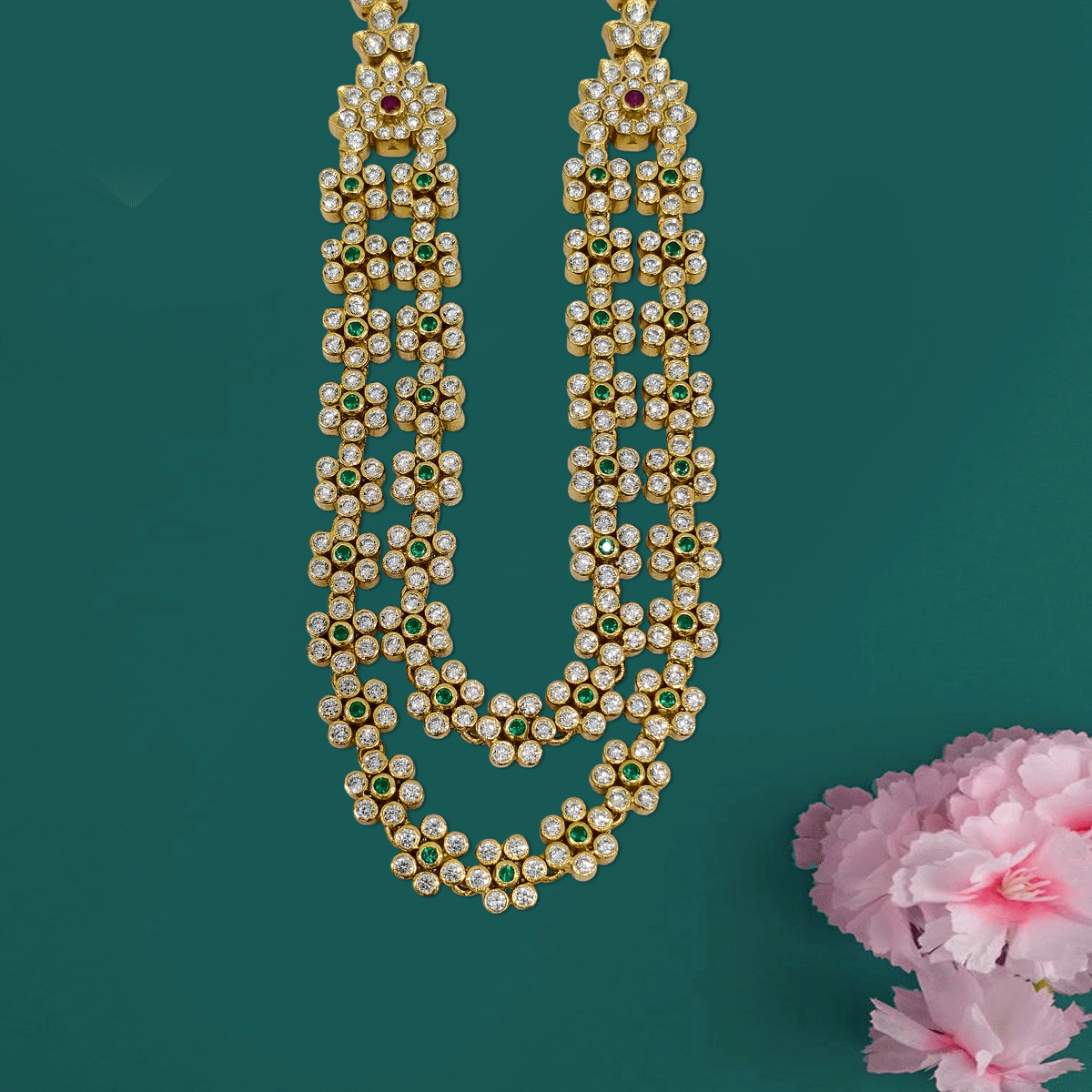 Aurora Color Stone Necklace