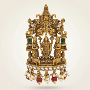 Dazzling 3D Kundan Pendant