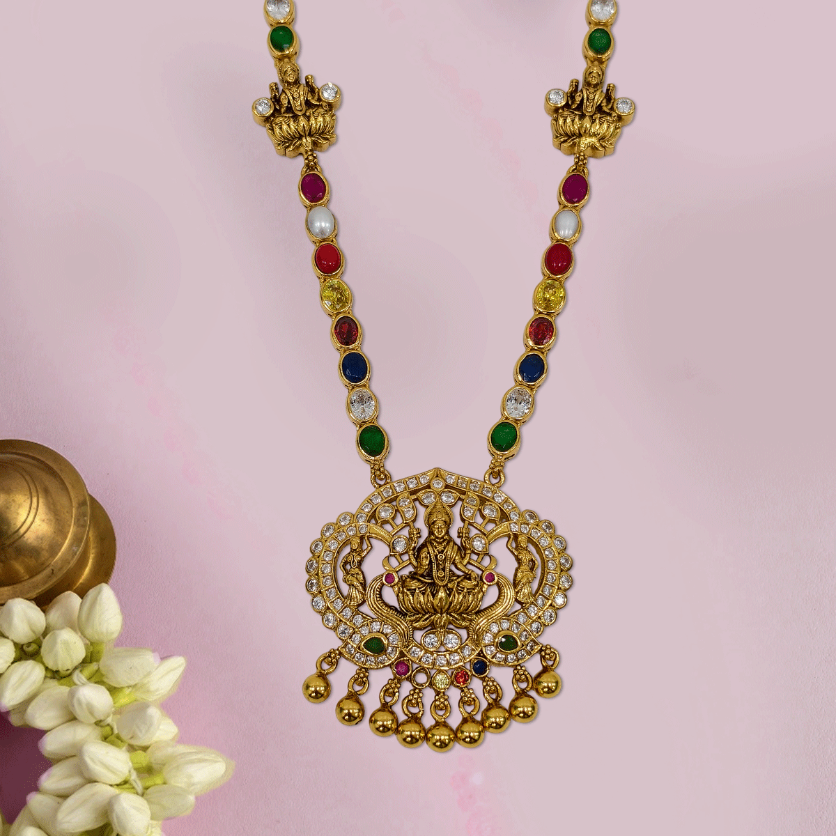 Aurora Color Stone Necklace