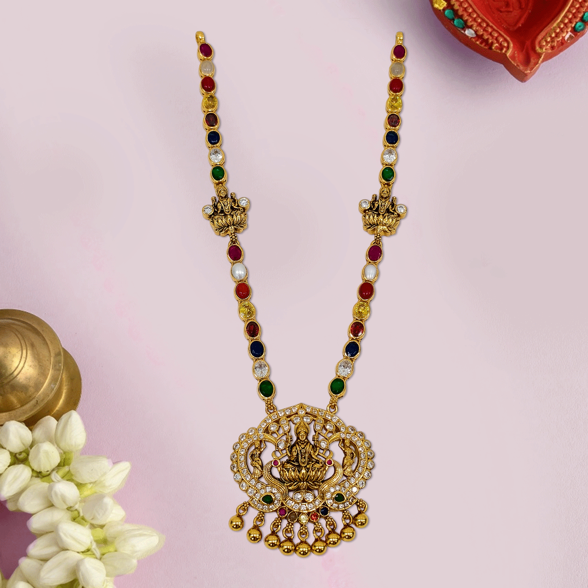 Aurora Color Stone Necklace