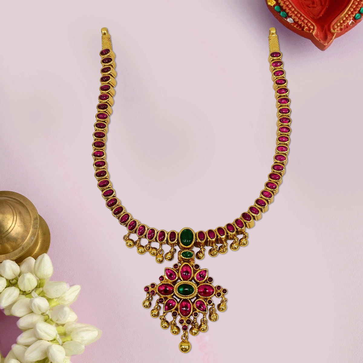 Aurora Color Stone Necklace