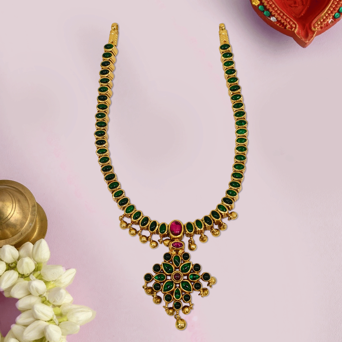 Aurora Color Stone Necklace