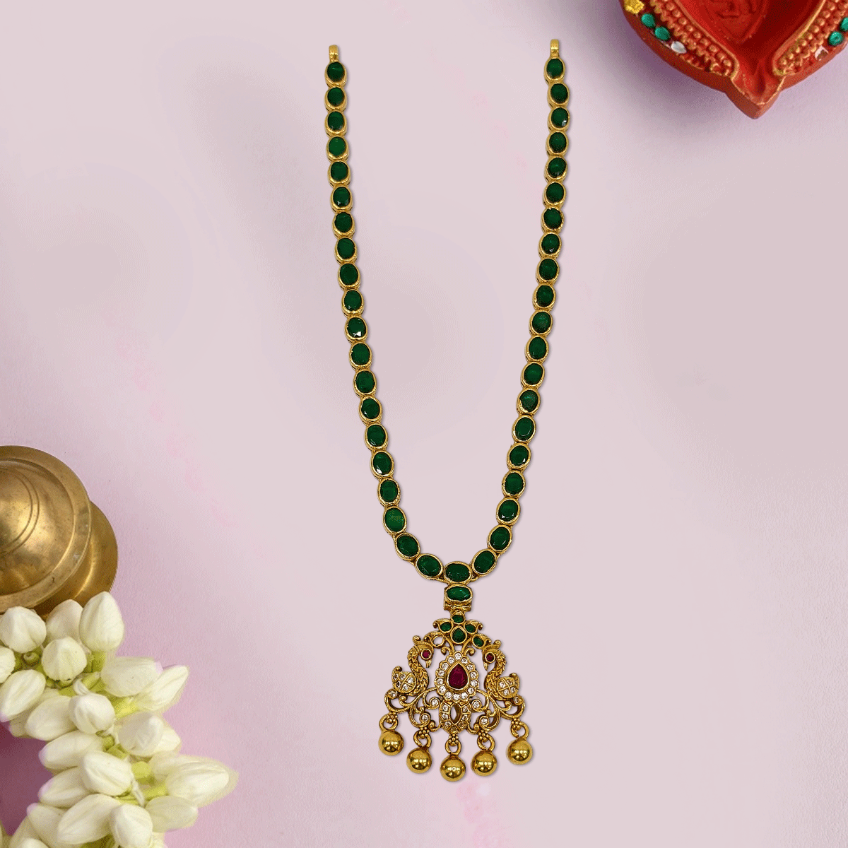 Aurora Color Stone Necklace