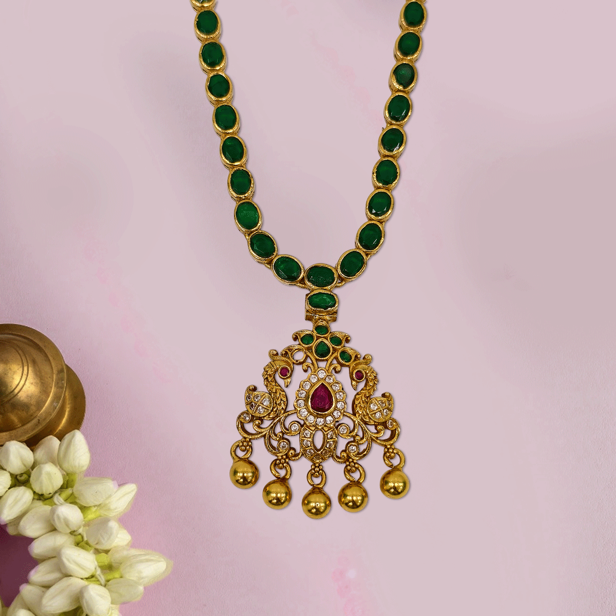 Aurora Color Stone Necklace