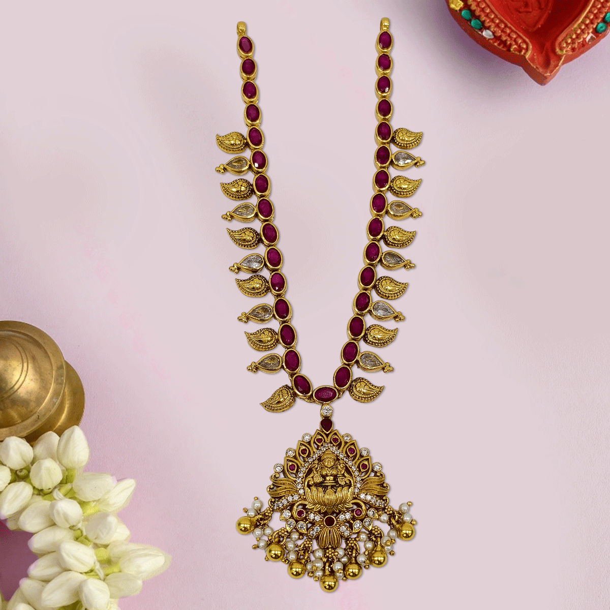 Aurora Color Stone Necklace