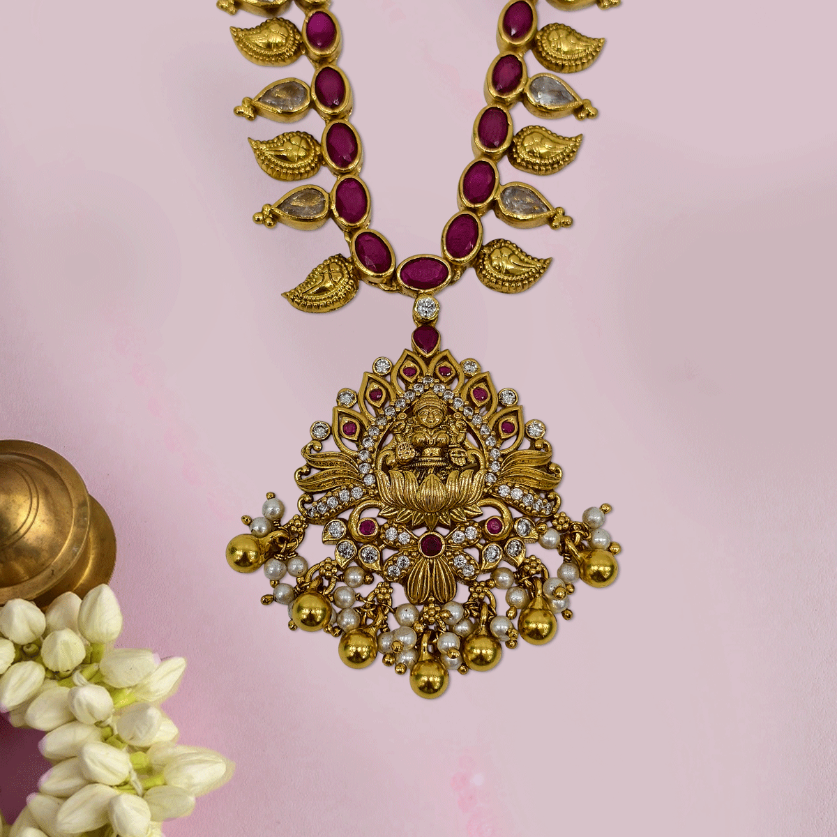 Aurora Color Stone Necklace