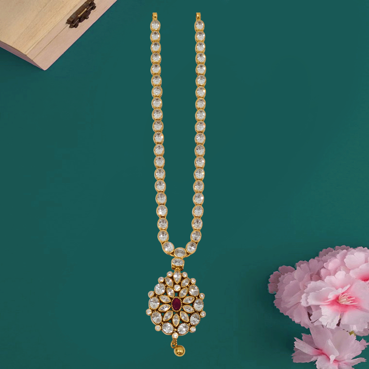 Aurora Color Stone Necklace