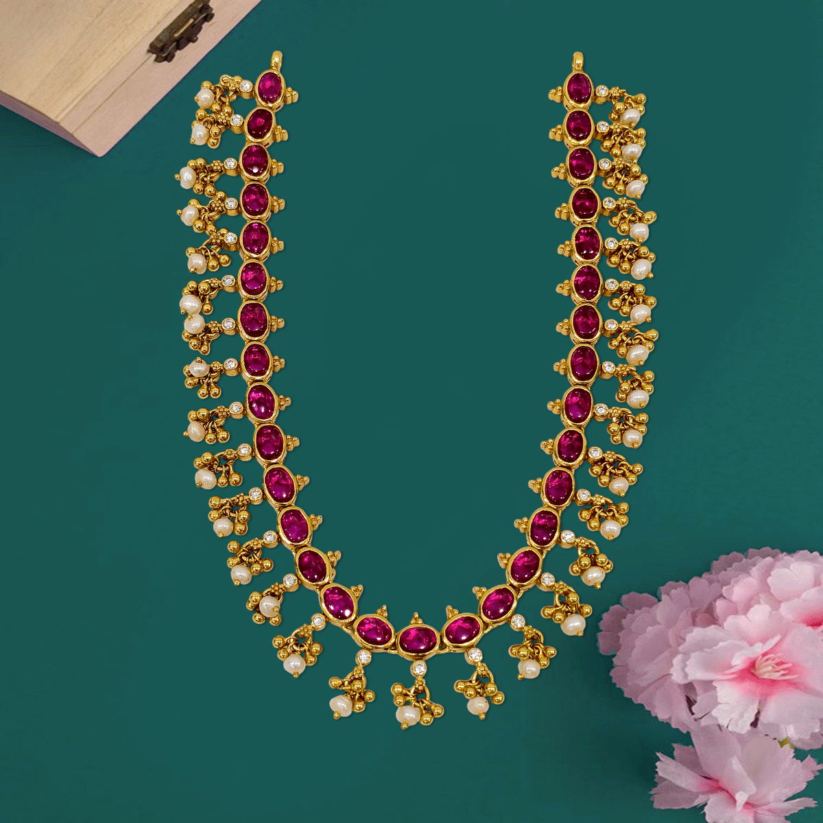 Aurora Color Stone Necklace