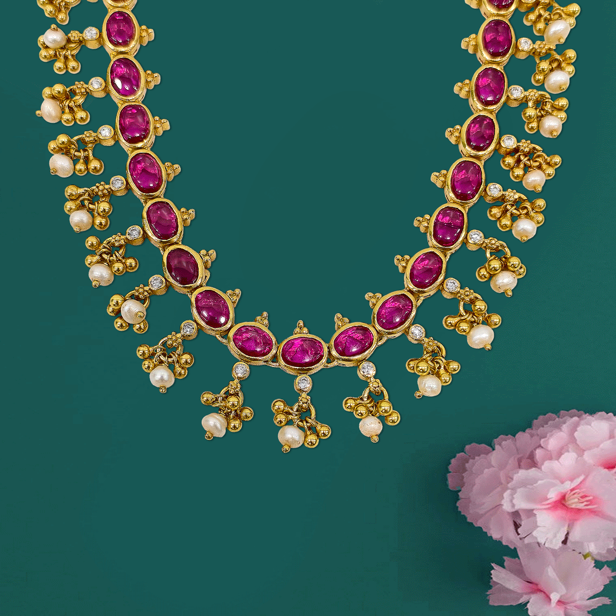 Aurora Color Stone Necklace