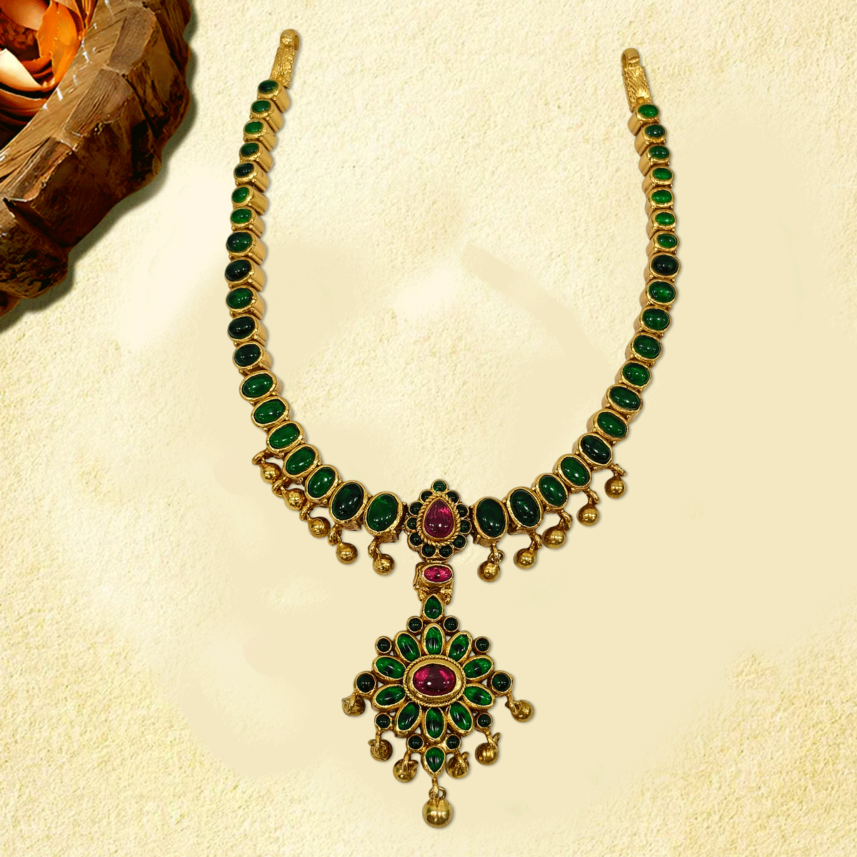 Aurora Color Stone Necklace